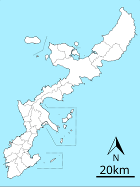 Voir sur la carte administrative d'île Okinawa