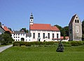 Torhaus, Pfarrkirche St. Johann Baptist und Grauer Herzog