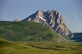 Corno Grande depuis Campo Imperatore.