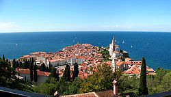 Envista de Piran.