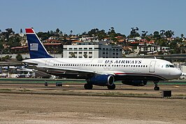 Een Airbus A320 van US Airways