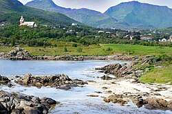 View of Gravdal and surrounding area