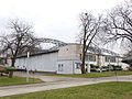 Duży hangar, obecnie na terenie Muzeum Lotnictwa