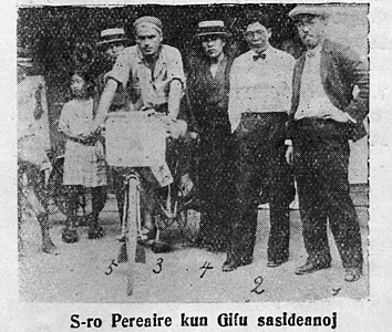 Lucien PERAIRE trairis Eŭropon kaj Azion kun biciklo kaj Esperanto en 1928-1932.