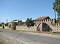 The main road through the Ikalto village in Georgia.