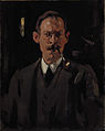 zelfportret door Samuel Peploe overleden op 11 oktober 1935