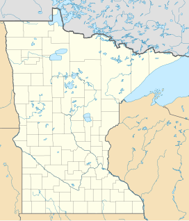 Map showing the location of Pillsbury State Forest