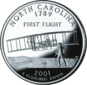 North Carolina quarter dollar coin