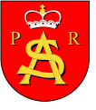 English: Coat of Arms of Augustów Polski: Herb Augustowa