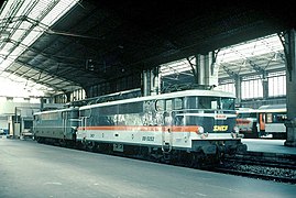 BB 9282 à la gare de Paris-Austerlitz en 1980.