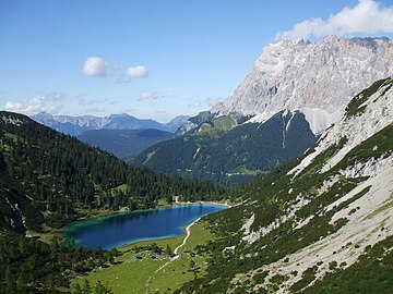 Seebensee, Zugspitzblick