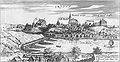 English: View of Hrodna, 1600 Русский: Вид Гродно на гравюре Томаша Маковского, 1600