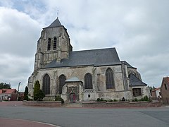 L'église Saint-Isbergues d'Isbergues.