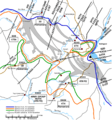 Map of Stalingrad battle.