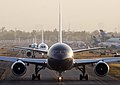 Boeing 767-25D (ER) de Mexicana (XA-MXO) carreteando en el Aeropuerto Internacional de la Ciudad de México.