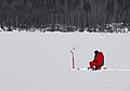 Ice fishing in Finland