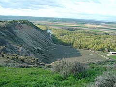 Aragoi ibaia Radako gotorlekutik / El río Aragón desde la fortaleza de Rada.