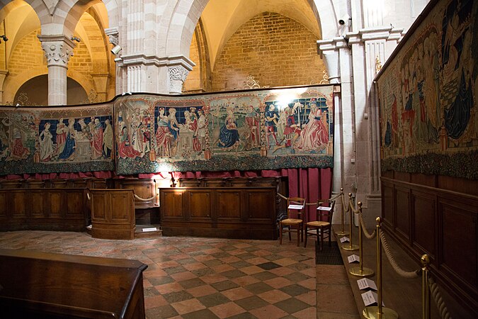 Tapestries in Beaune Church