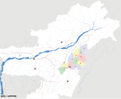 Map of Nagaland