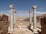 Capilla azul en Petra, datada en los siglos V-VI