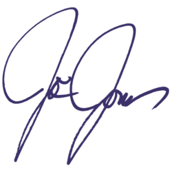 Joe Jonasʼ signatur