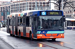 Transports Publics Genevois (TPG) bus 368 te Genève.