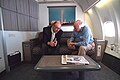 Dick Cheney aboard Air Force One.