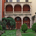 Lógia dupla na Casa de Miranda, Burgos, Espanha.