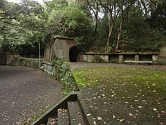 砲台跡のひとつ、「北門第一砲台跡」