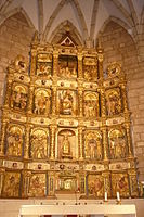 Retablo de la iglesia parroquial de Alesón.