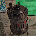 Curta calculator on display at the Computer History Museum in Mountain View, California