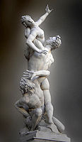 Giambologna, Rape of the Sabine Women, 1583, Florence, Italy, 13' 6" high, Marble