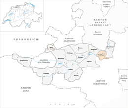 Grellingen – Mappa