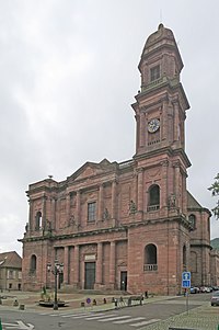 Abteikirche Notre Dame in Guebwiller vom Ende des 18. Jahrhunderts