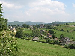 Le village de Stoumont en province de Liège.