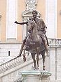 Replica of Marcus Aurelius statue on Piazza del Campidoglio, Rome