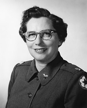 U.S. Army Nurse Pauline Kirby by the United States Army, restored by Adam Cuerden