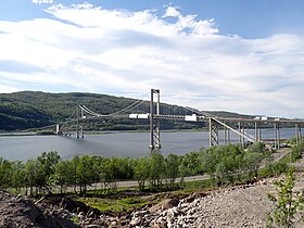 Vue du pont depuis la rive est, coté sud.