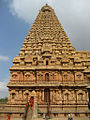 The granite gopuram (tower) of Brihadeeswarar Temple, 1010 CE