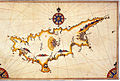 Image 43Ottoman admiral, geographer and cartographer Piri Reis' historical map of Cyprus (from Cyprus problem)