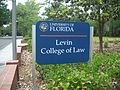 College of Law sign