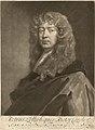 Engraving of Peter Lely by Isaac Beckett and John Smith