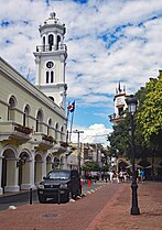 The City Hall of Santo Domingo, building built between 1504 to the early 19th century, but its tower was built in 1913