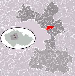 Zeleneč – Mappa