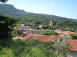 Pogled na San Dorligo della Valle