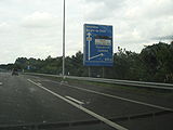 Die A12 bei Zandvliet, in Richtung Boom