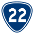 Provincial Highway 22 shield}}