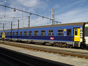 Voiture-couchette Corail Lunéa.