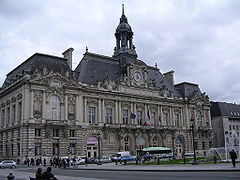 L'hôtel de ville de Tours