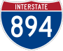 Interstate 894 marker